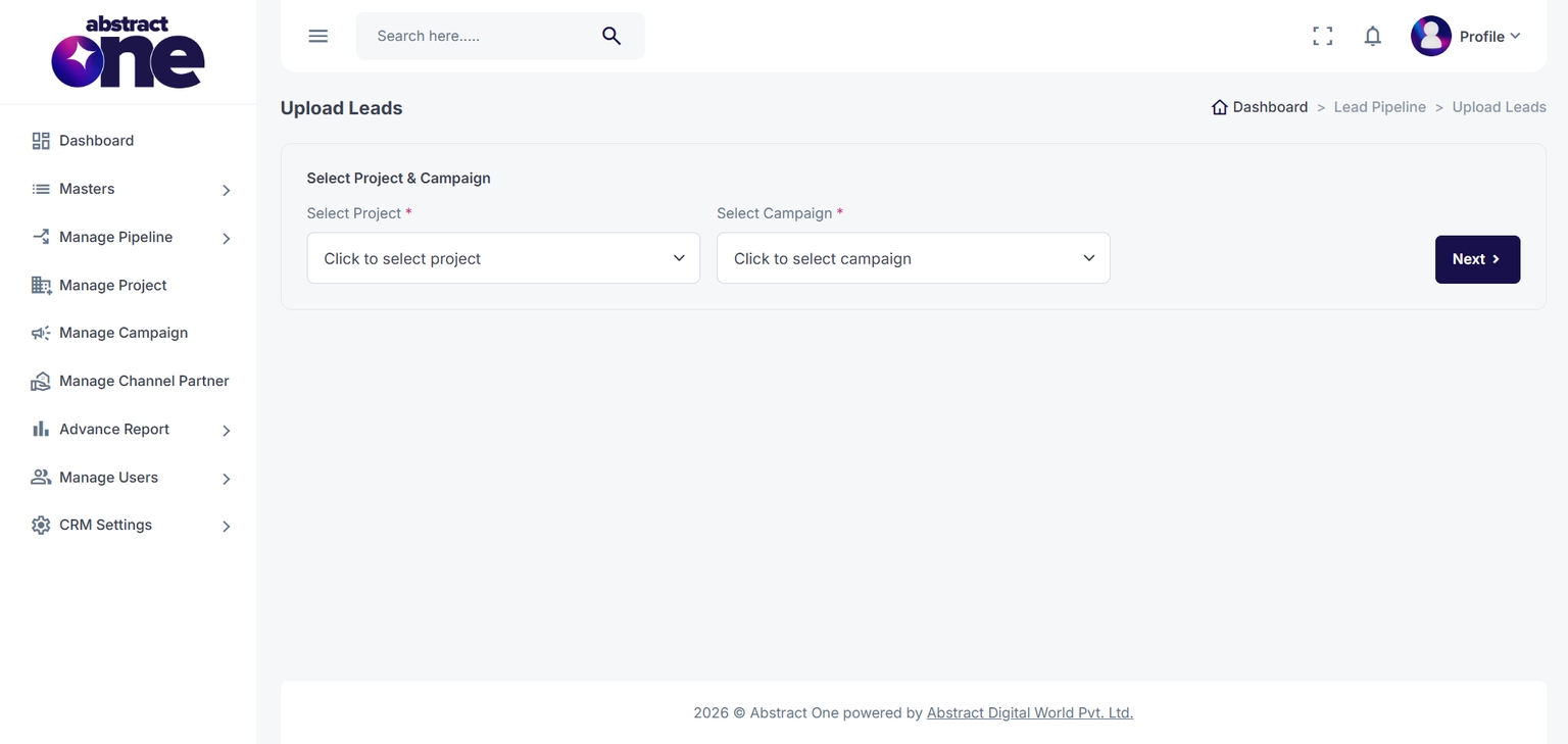 How to Bulk Upload Leads