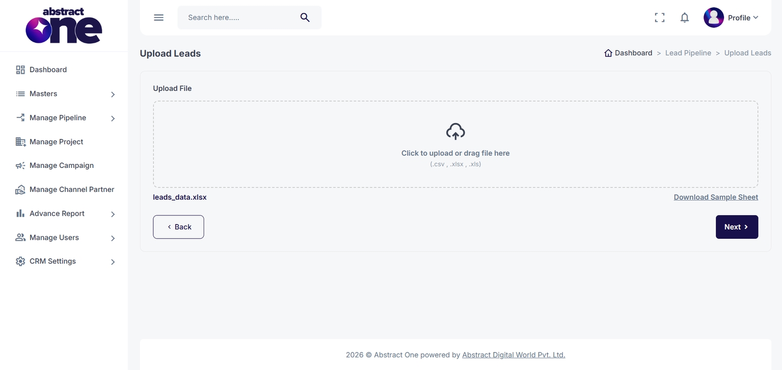 How to Bulk Upload Leads