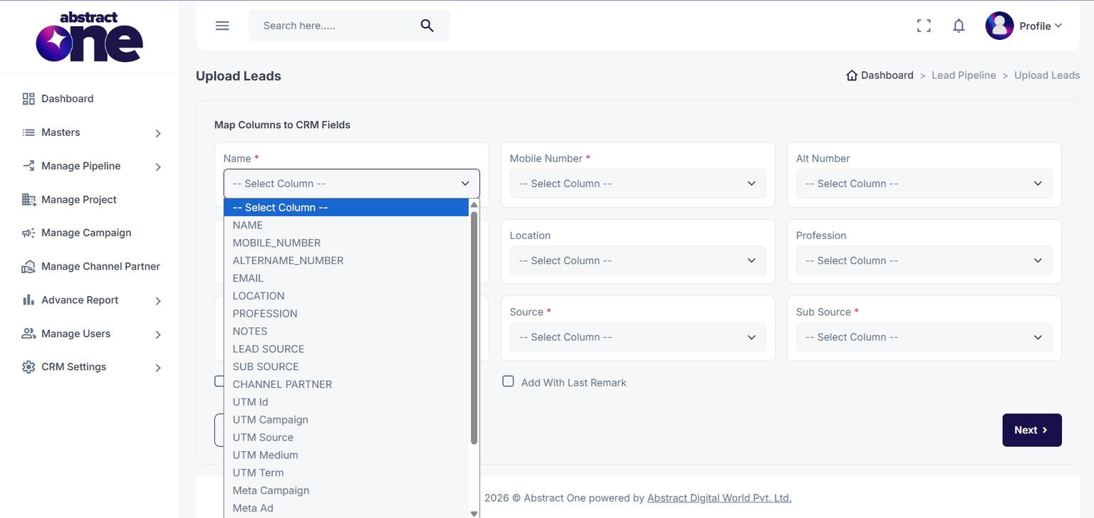 How to Bulk Upload Leads