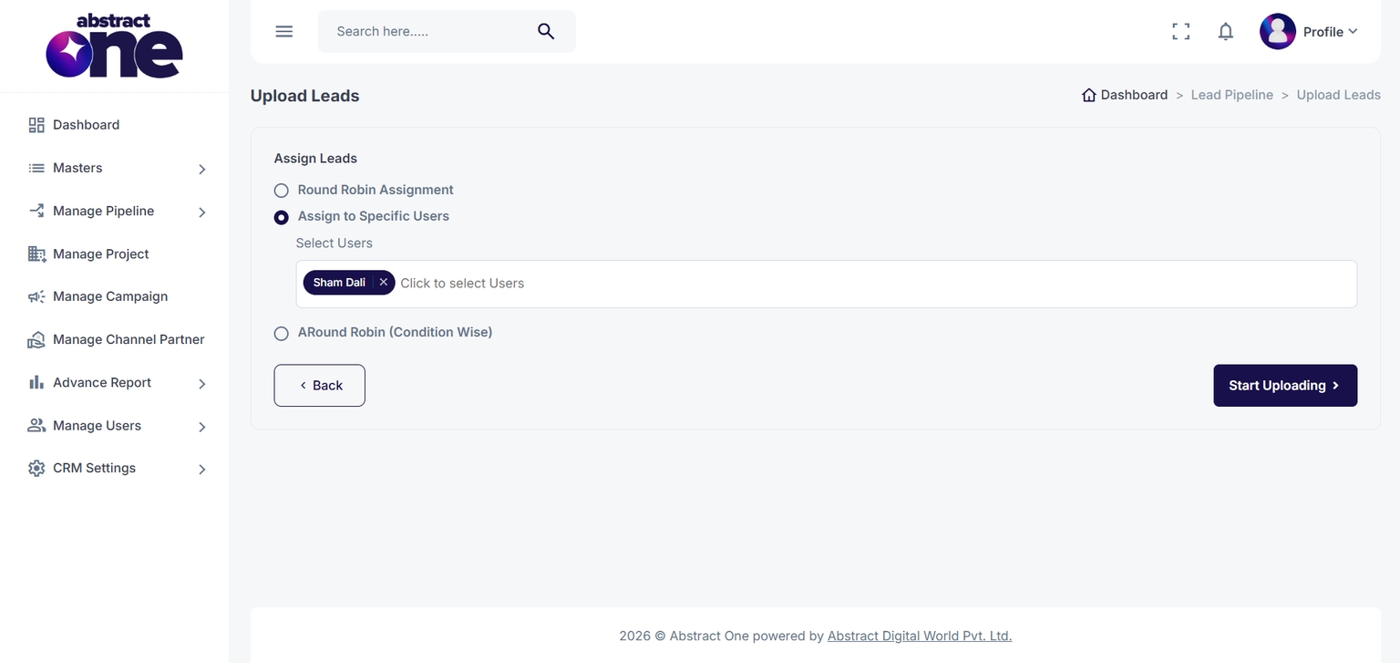How to Bulk Upload Leads