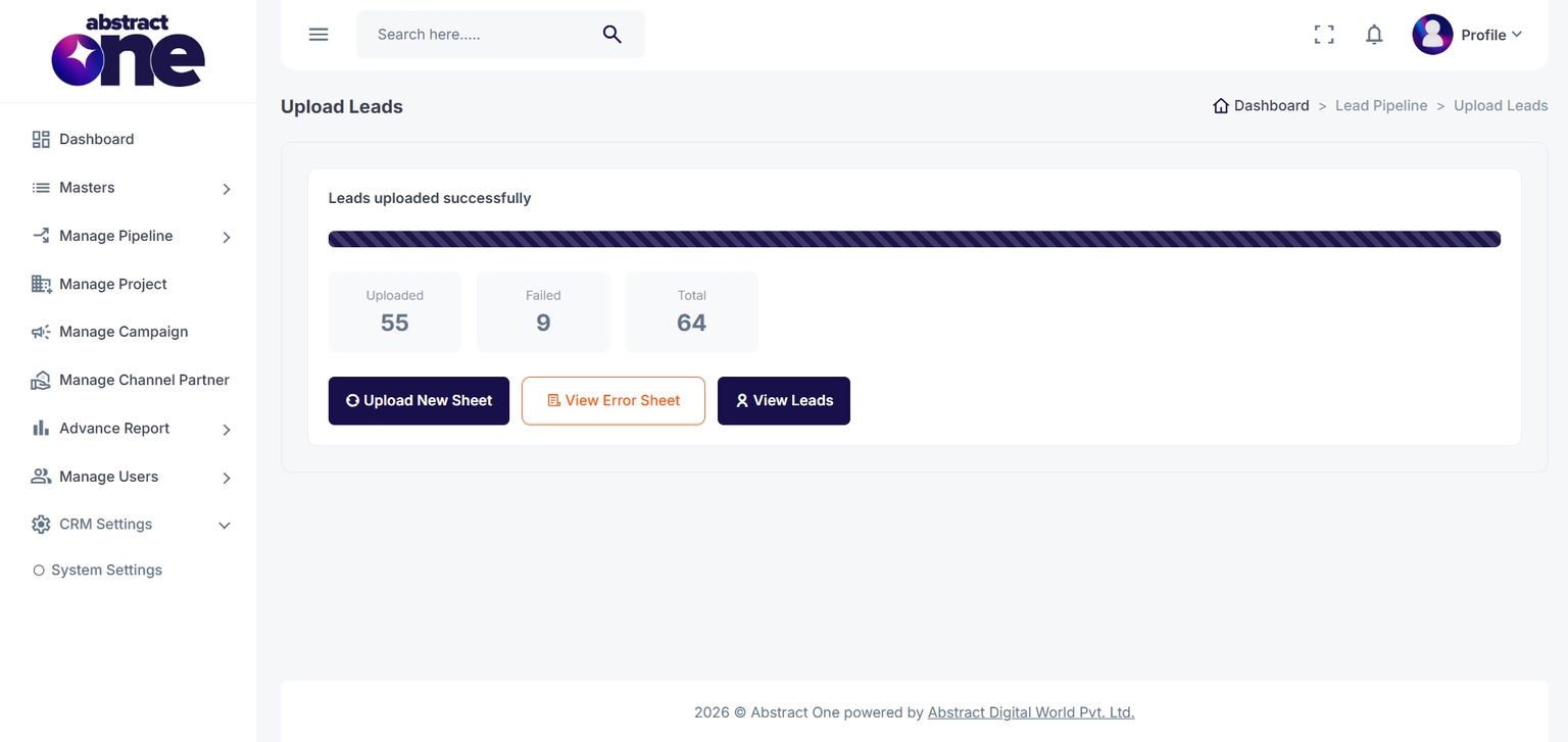 How to Bulk Upload Leads