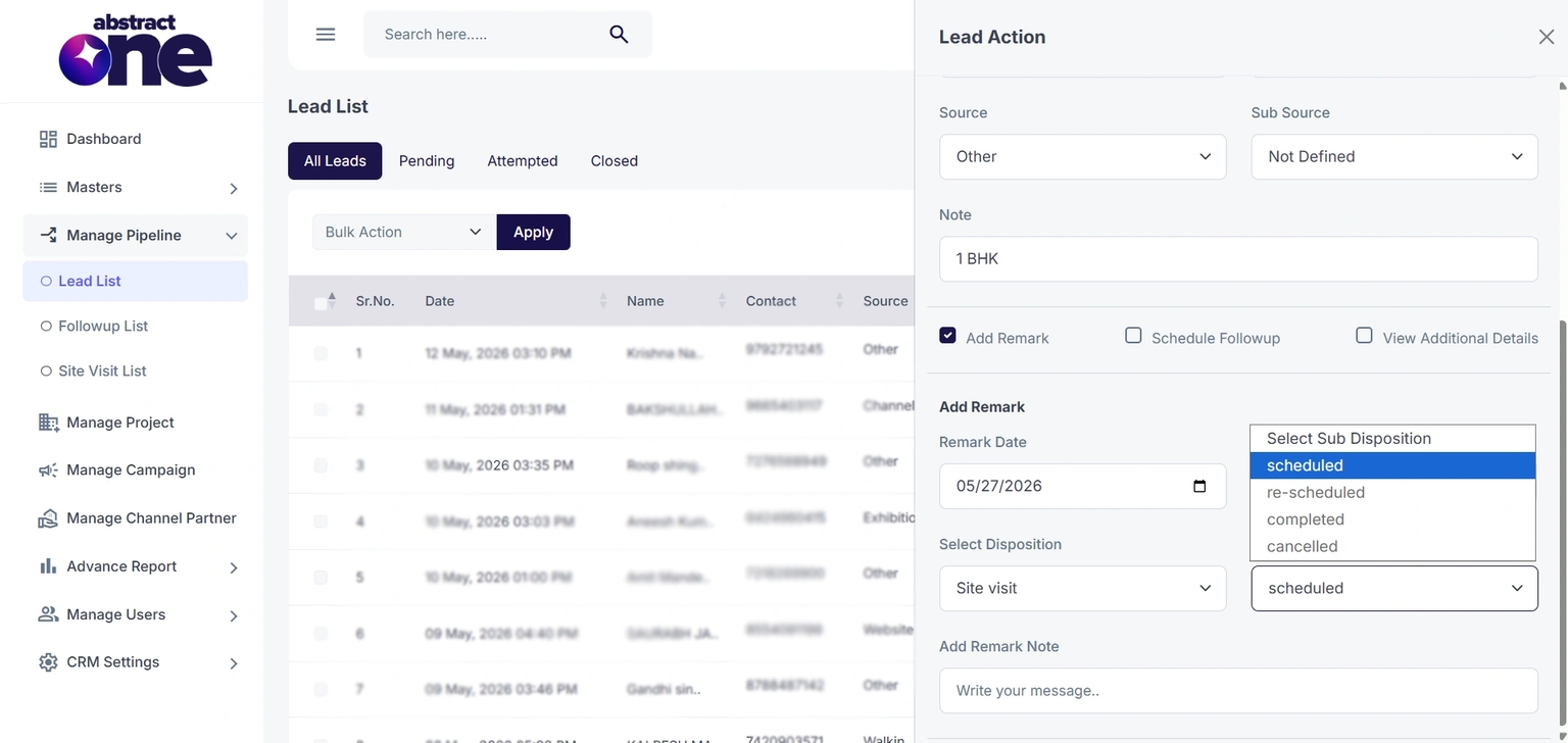How to Manage Site Visits